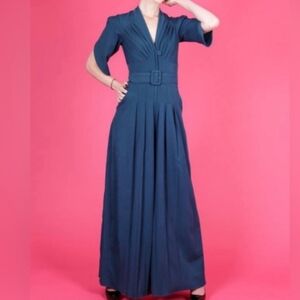 Miss Candyfloss Blue Jumpsuit Large